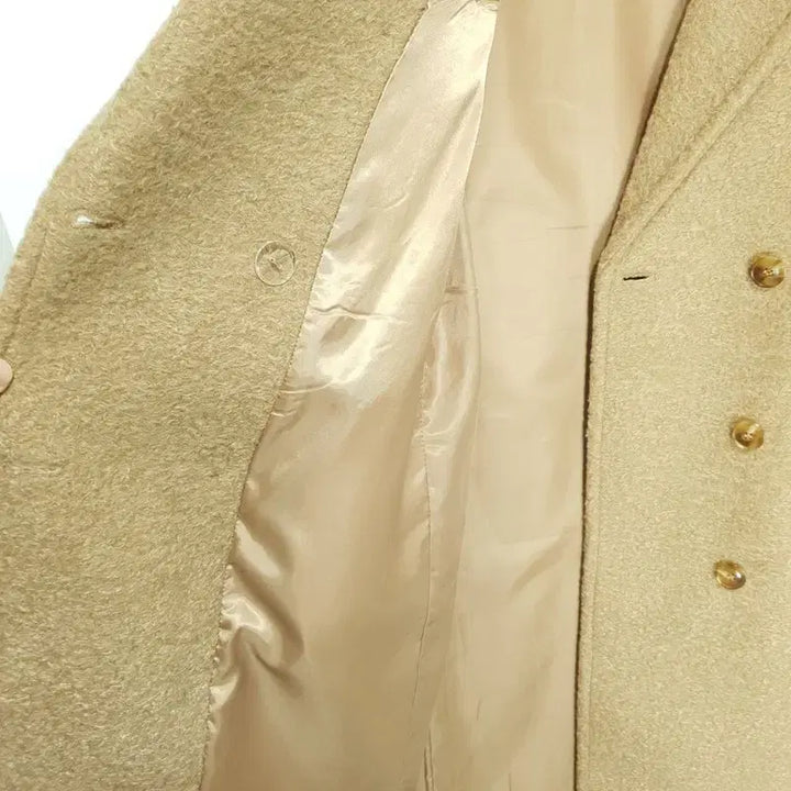 [BUNJANG] Gongu Woman Double Button Boucle Long Coat / 공구우먼 더블 버튼 부클 롱 코트 1_W0543
