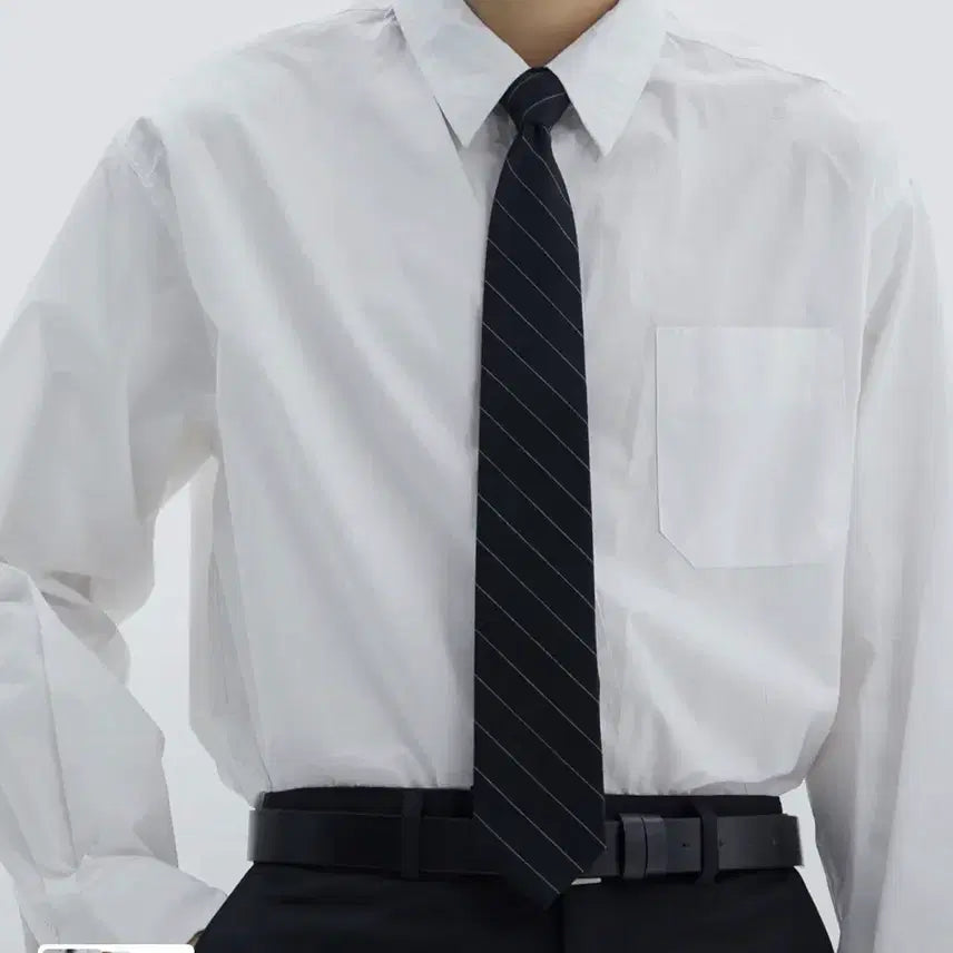 [BUNJANG] Trip Lsens Odd Stripe Wool Tie - Black / 트립르센스) [유튜버 PICK]오드 스트라이프 울 타이_블랙