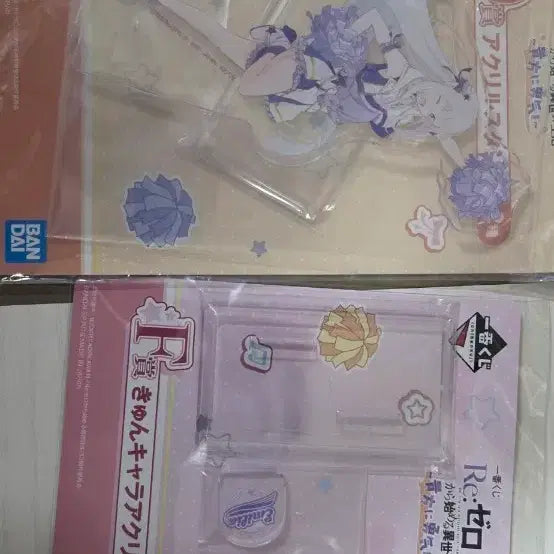 [BUNJANG] Re:ZERO Emilia Acrylic Stand Bundle Set / Re 제로부터 시작하는 이세계 생활 아크릴 D상,F상 일괄