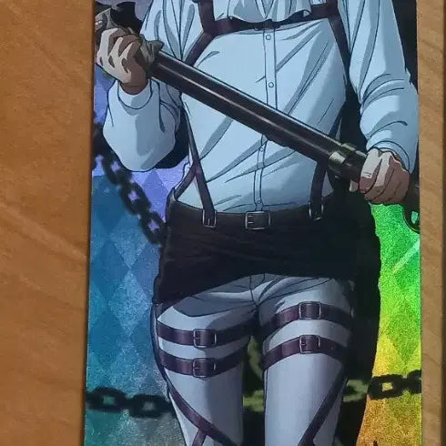 [BUNJANG] Attack on Titan Levi Hologram Ticket / 진격의 거인 리바이 공식 홀로그램 티켓