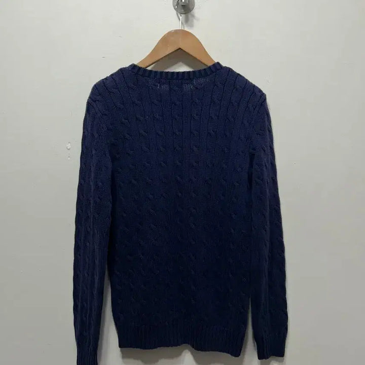 [SOLD OUT] 폴로 랄프로렌 네이비 꽈배기 니트 M