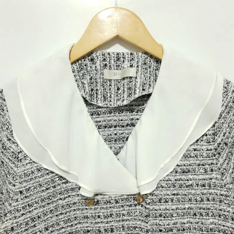 [BUNJANG] Unbranded Tweed Jacket / 카라 배색 트위드 자켓 F_M0471