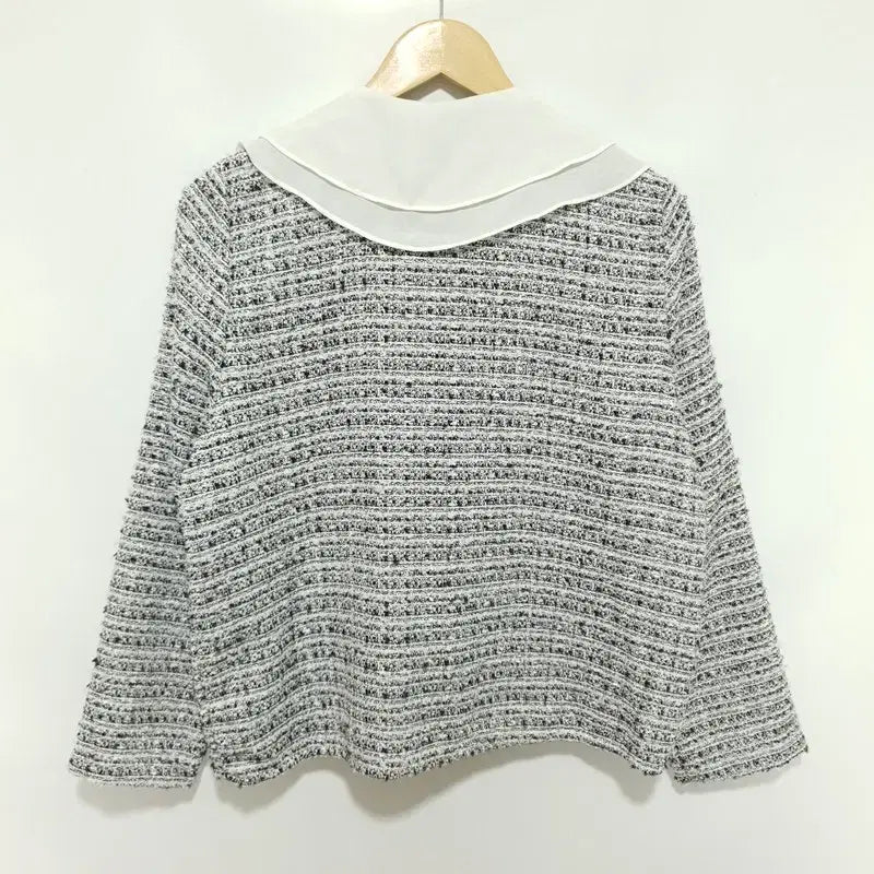 [BUNJANG] Unbranded Tweed Jacket / 카라 배색 트위드 자켓 F_M0471