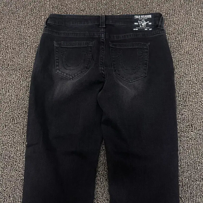 [BUNJANG] True Religion Denim Black Jeans Pants 38 Inch / 트루릴리젼 데님 흑청바지 팬츠 38인치