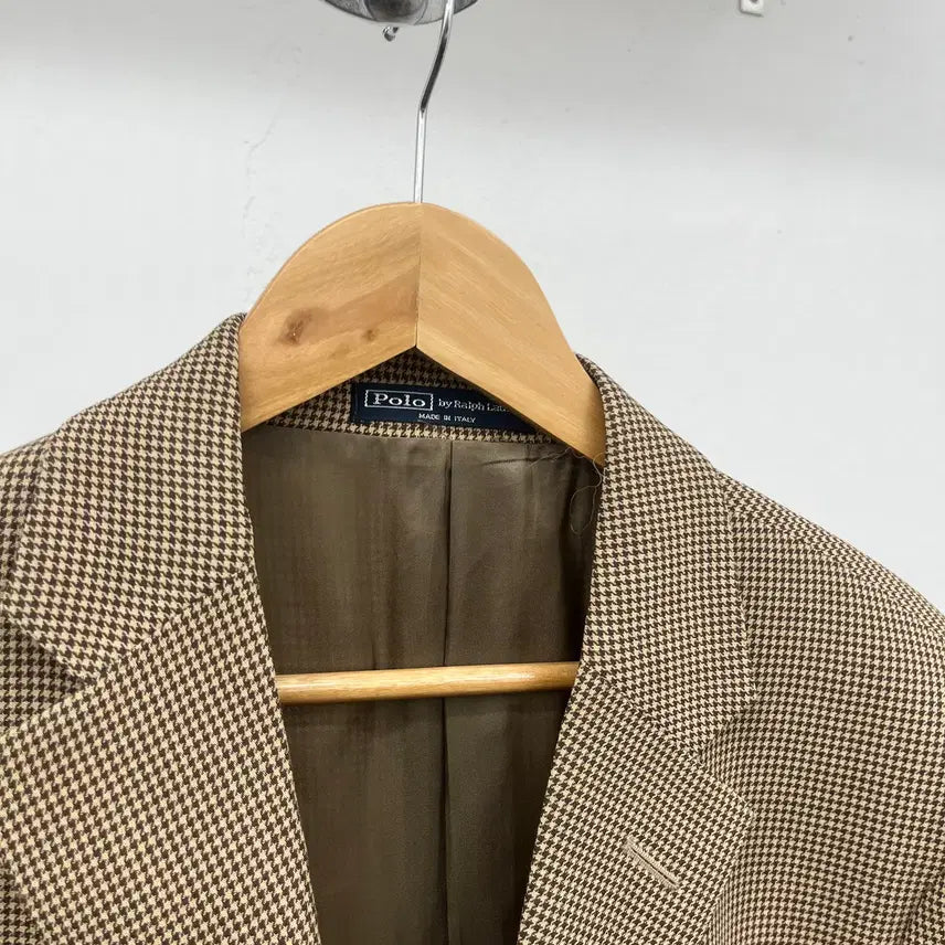 [BUNJANG] Polo Ralph Lauren Houndstooth Wool/Mohair Blazer / L) POLO HOUNDTOOTH WOOL / MOHAIR BLZER