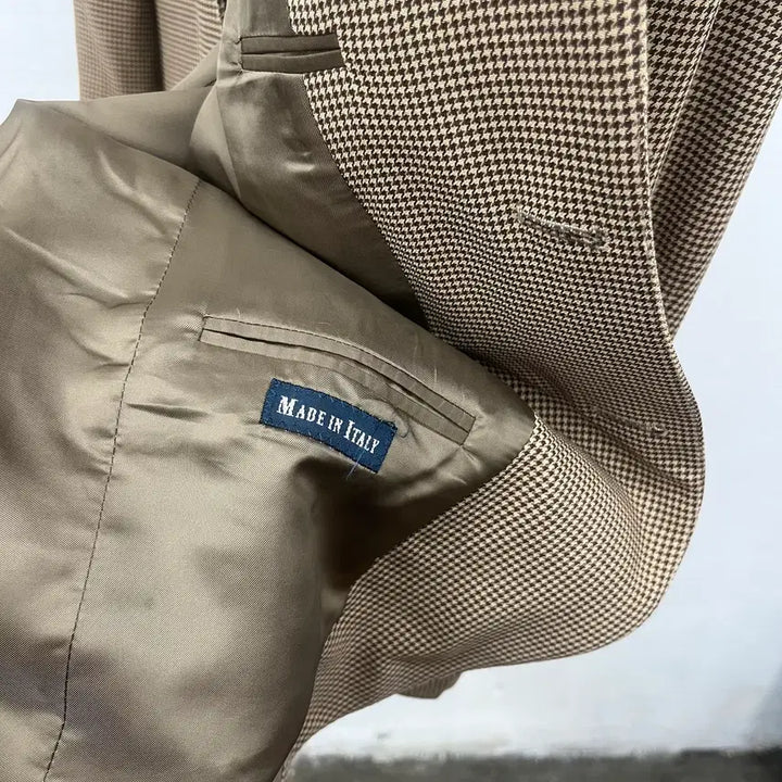 [BUNJANG] Polo Ralph Lauren Houndstooth Wool/Mohair Blazer / L) POLO HOUNDTOOTH WOOL / MOHAIR BLZER