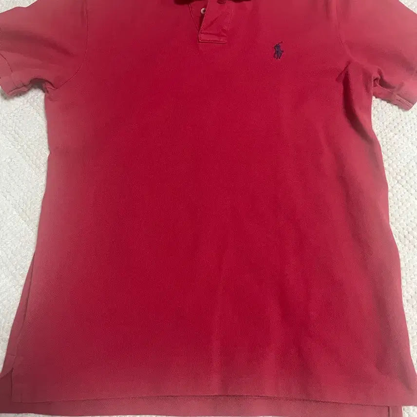 [BUNJANG] Polo M Red Short Sleeve Polo Shirt / 폴로 반팔 카라 티