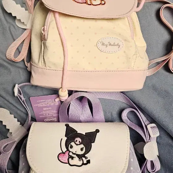 [BUNJANG] Sanrio My Melody &amp; Kuromi Mini Backpack / 산리오 마이멜로디 쿠로미 미니 백팩