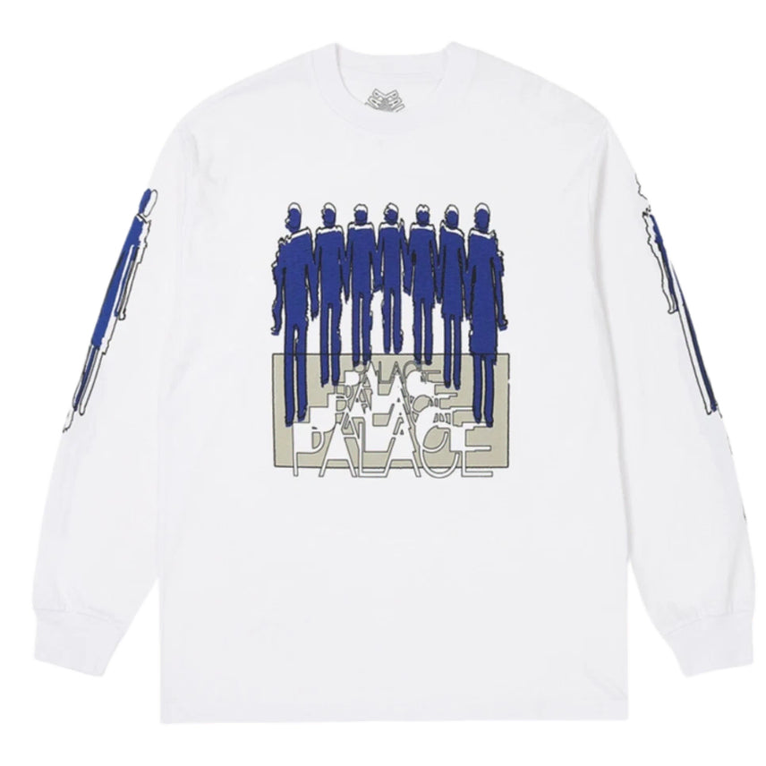 [SOLD OUT] PALACE 팔라스 24SS 리피터 롱슬리브 화이트 XL