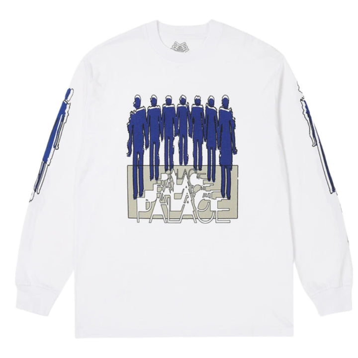 [SOLD OUT] PALACE 팔라스 24SS 리피터 롱슬리브 화이트 XL