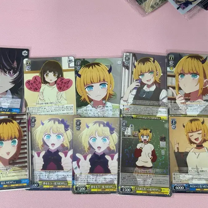 [BUNJANG] Oshi No Ko Memcho Weiss Schwarz Card + Wafer / 최애의 아이 멤쵸 mem쵸 바이스 슈발츠 카드 + 웨하스