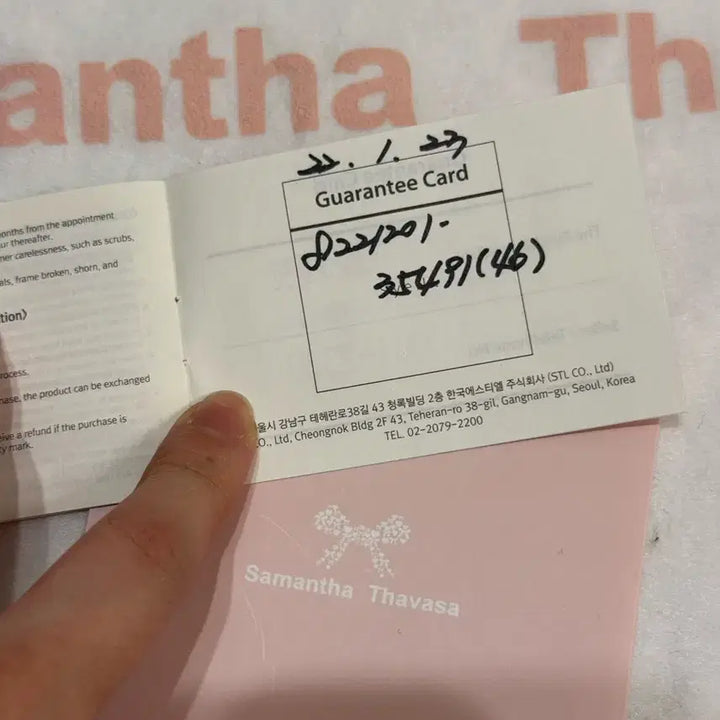 [BUNJANG] Samantha Thavasa Tote Bag with Handle Scarf / 사만사타바사 토트백 핸들스카프포함