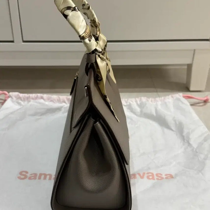 [BUNJANG] Samantha Thavasa Tote Bag with Handle Scarf / 사만사타바사 토트백 핸들스카프포함