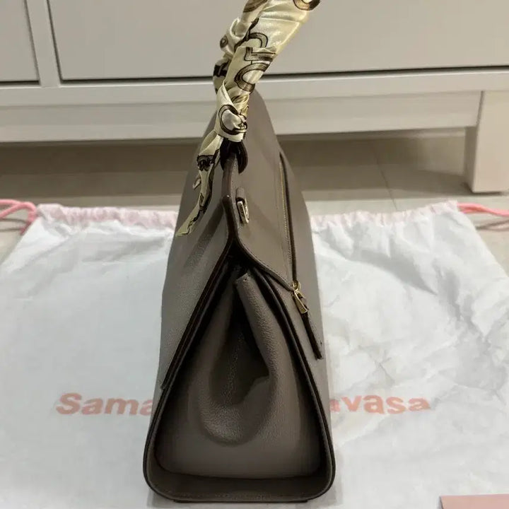 [BUNJANG] Samantha Thavasa Tote Bag with Handle Scarf / 사만사타바사 토트백 핸들스카프포함