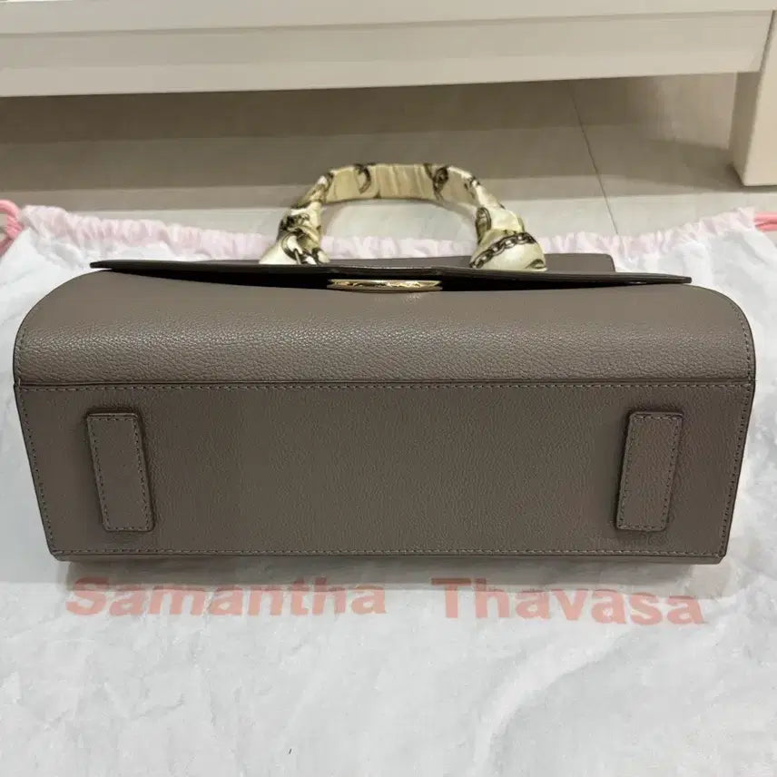 [BUNJANG] Samantha Thavasa Tote Bag with Handle Scarf / 사만사타바사 토트백 핸들스카프포함