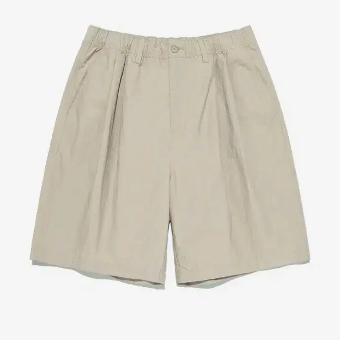 [BUNJANG] Lee Nylon Two-Tuck Bermuda Shorts Beige 32 / 리 나일론 투 턱 버뮤다 쇼츠 베이지 32