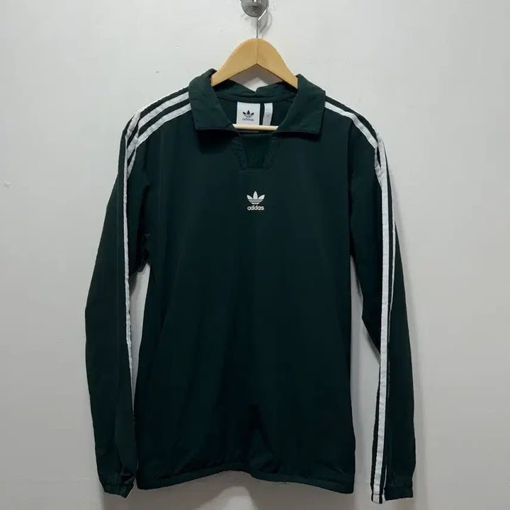 [BUNJANG] Adidas Three-Stripe Anorak Long Sleeve Sweatshirt / 아디다스 3선 아노락 긴팔 맨투맨 M