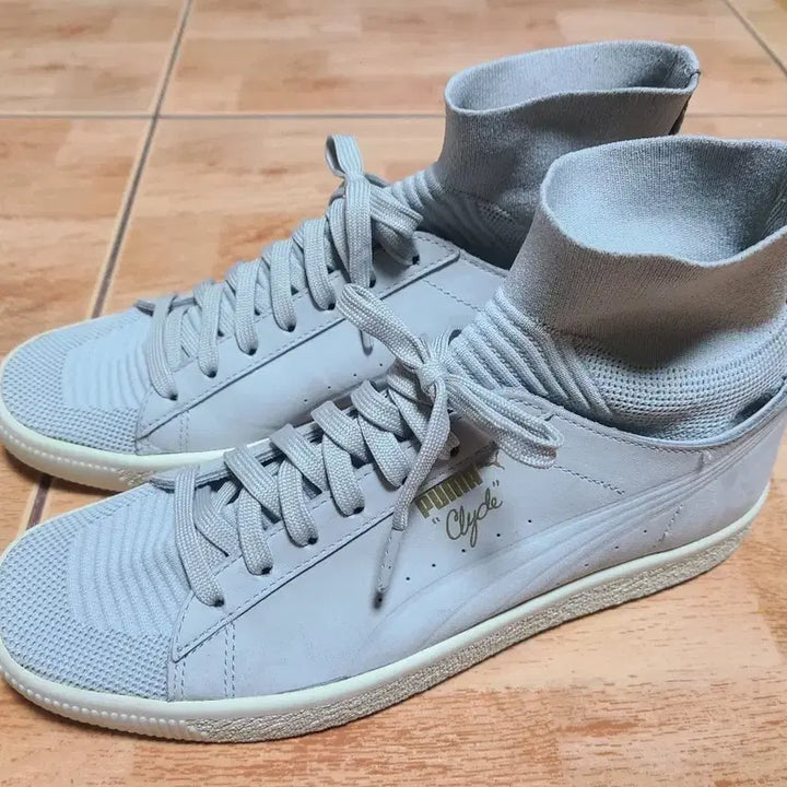 [BUNJANG] Puma Clyde Mid Sox Sneakers / 푸마 클라이드미드 삭스 265(260추천)
