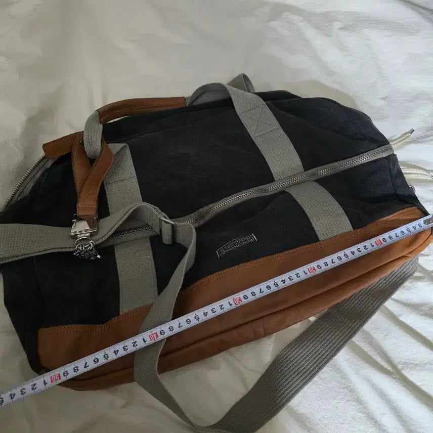 [BUNJANG] Chris Van Assche Leather and Canvas Tote Bag / 크리스반아세 가죽,캔버스 토트백 입니다.