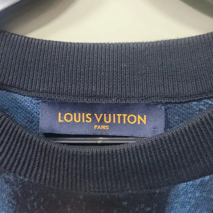 [BUNJANG] Louis Vuitton Damier Salt Jacquard Knit Sweater / (정품) 루이비통 다미에 솔트 자카드 니트 S(95-100)