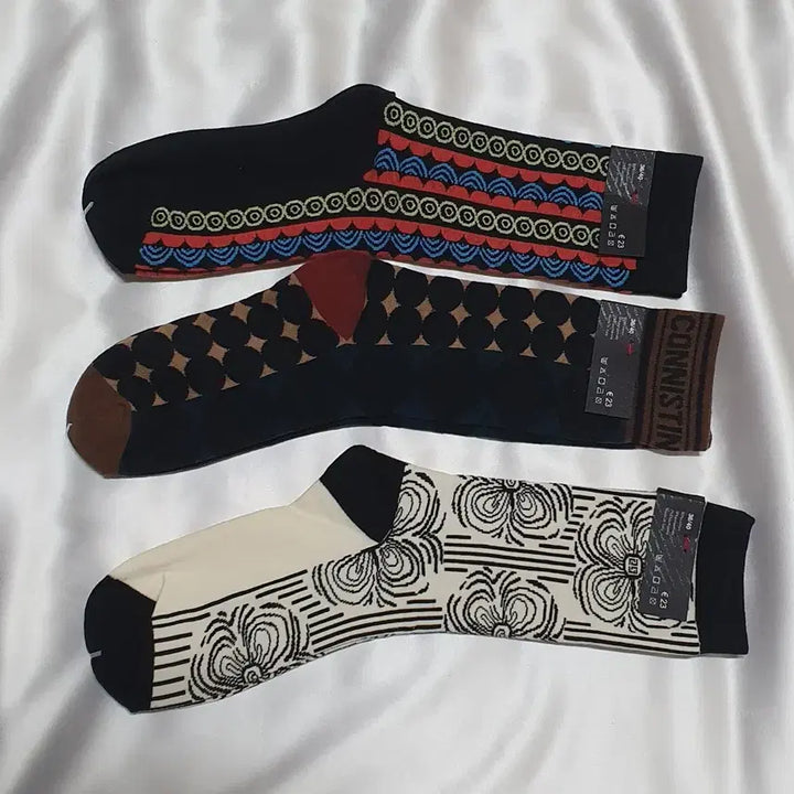 [BUNJANG] CONNISTINE MUSEUM Blue Cream Dot Socks / 블루 크림 도트 CONNISTINE MUSEUM 코니스틴 뮤지엄 양말