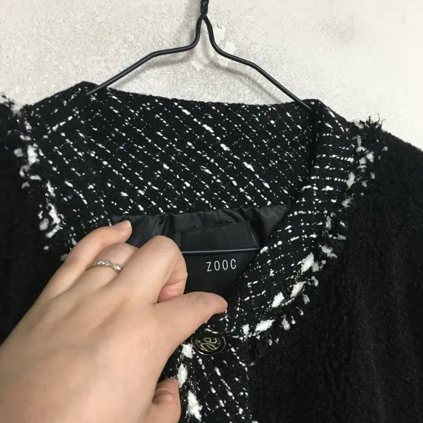 [SOLD OUT] ZOOC 주크 뽀글이 트위드 자켓 55