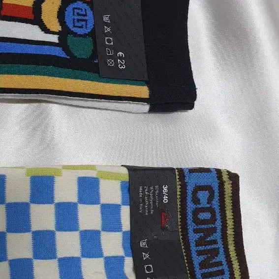 [BUNJANG] CONNISTINE MUSEUM Blue Green Check Socks / 블루 그린 체크 CONNISTINE MUSEUM 코니스틴 뮤지엄 양말