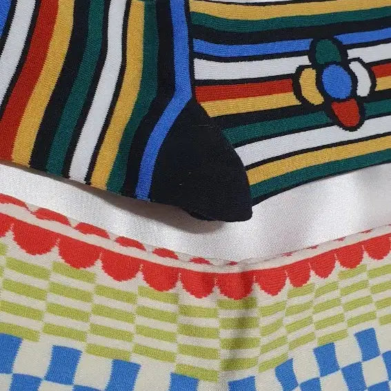 [BUNJANG] CONNISTINE MUSEUM Blue Green Check Socks / 블루 그린 체크 CONNISTINE MUSEUM 코니스틴 뮤지엄 양말