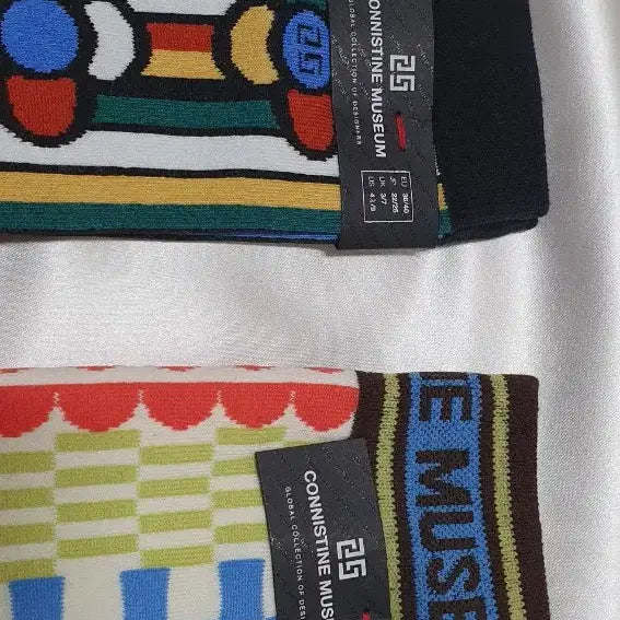 [BUNJANG] CONNISTINE MUSEUM Blue Green Check Socks / 블루 그린 체크 CONNISTINE MUSEUM 코니스틴 뮤지엄 양말