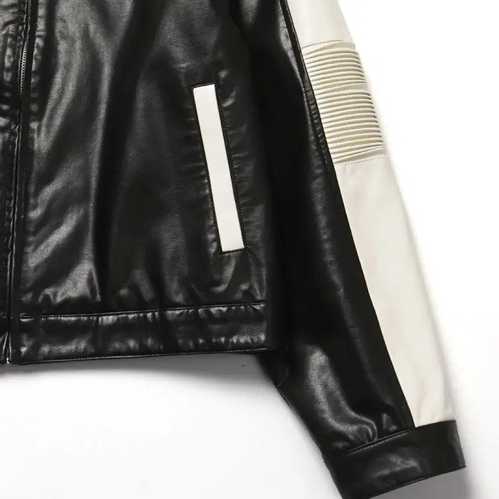 [SOLD OUT] 후즈후갤러리 레더 바이커자켓