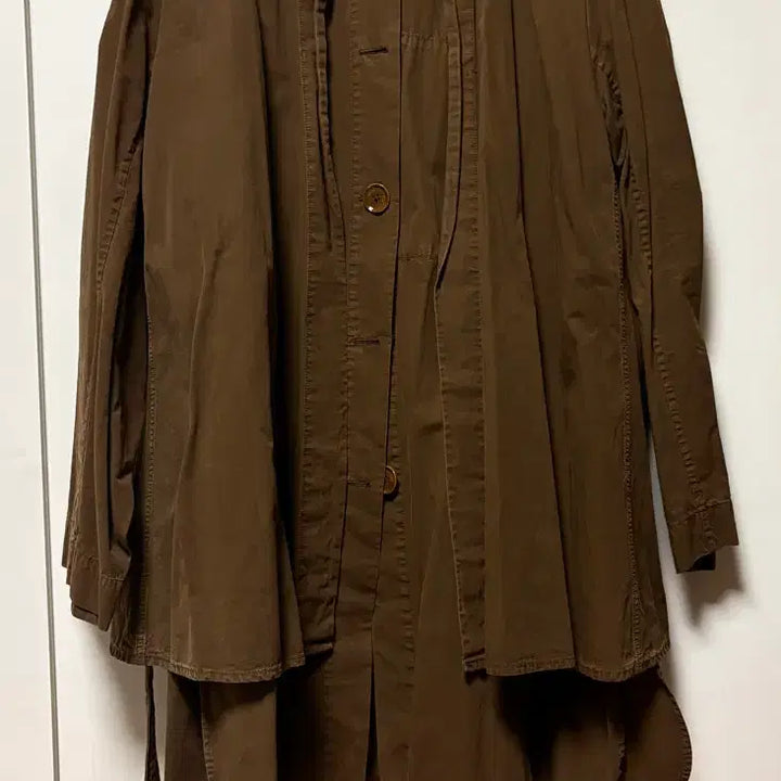 [BUNJANG] Lemaire Storm Flap Coat Brown / 르메르 스톰 플랩 코트 브라운