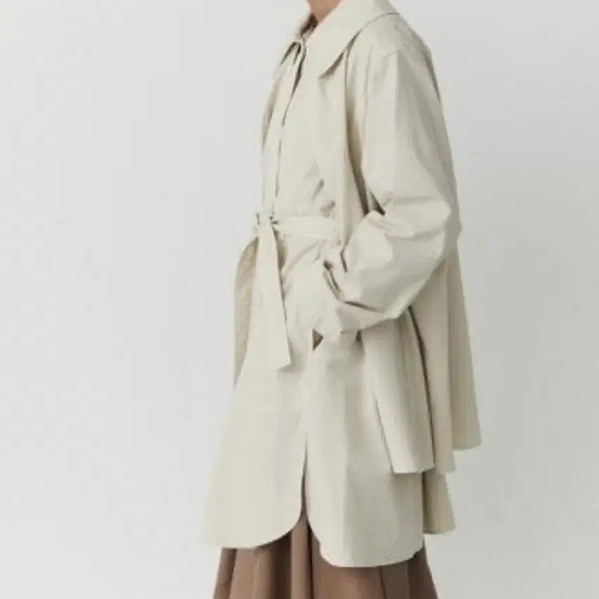 [BUNJANG] Lemaire Storm Flap Coat Brown / 르메르 스톰 플랩 코트 브라운