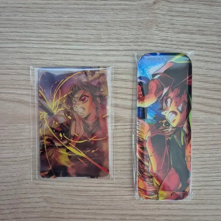 [BUNJANG] Demon Slayer Shinobu &amp; Tanjiro Bundle Set / 귀멸의 칼날 웹샵쿠지 클리어 카드 시노부, 탄지로 뱃지