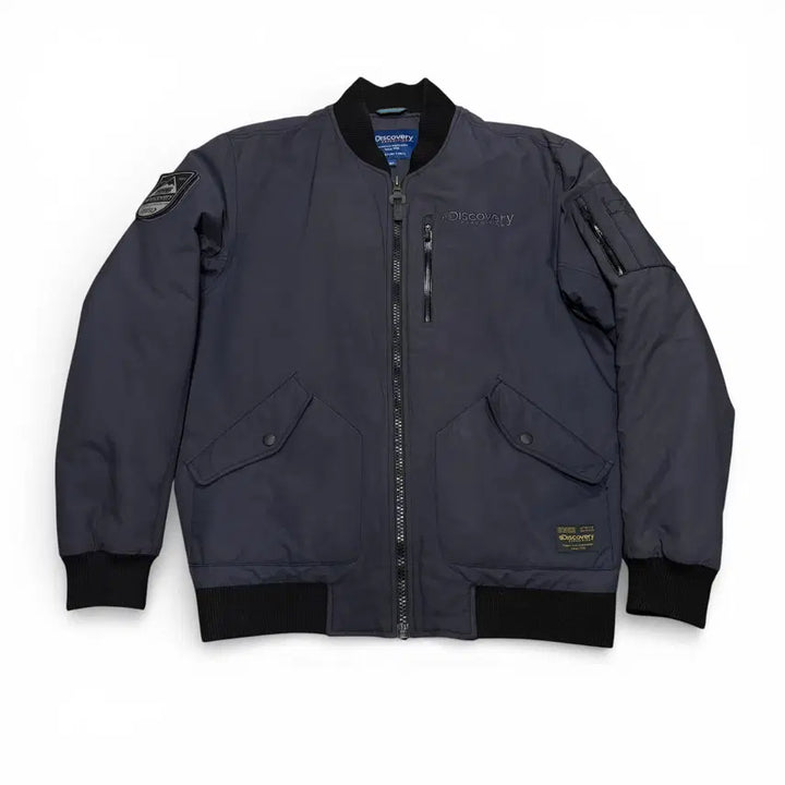 [BUNJANG] Discovery Navy Blouson Bomber Jacket / 100 디스커버리 네이비 블루종 항공점퍼