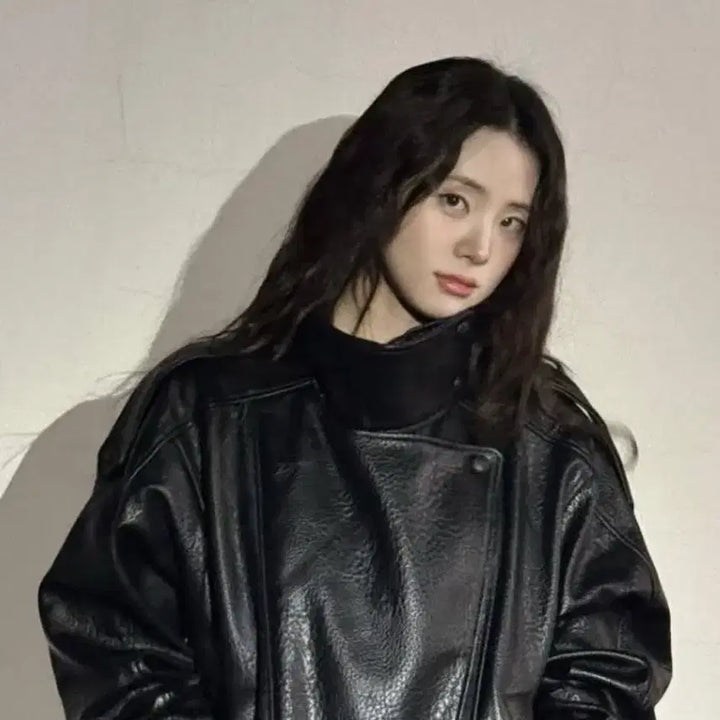 [BUNJANG] ZARA S Faux Leather Jacket / 택달린 새상품 S 자라 레더 자켓 페이크 점퍼 가죽 자켓 생로랑 신시아