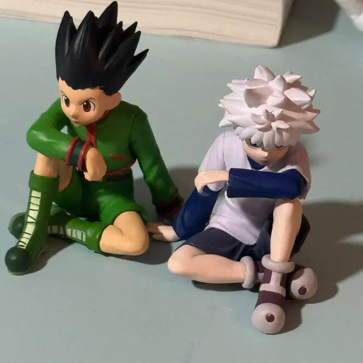 [BUNJANG] Hunter x Hunter Gon and Killua Sitting Figure / 헌터헌터 곤 키르아 스와라세카이 가챠 피규어