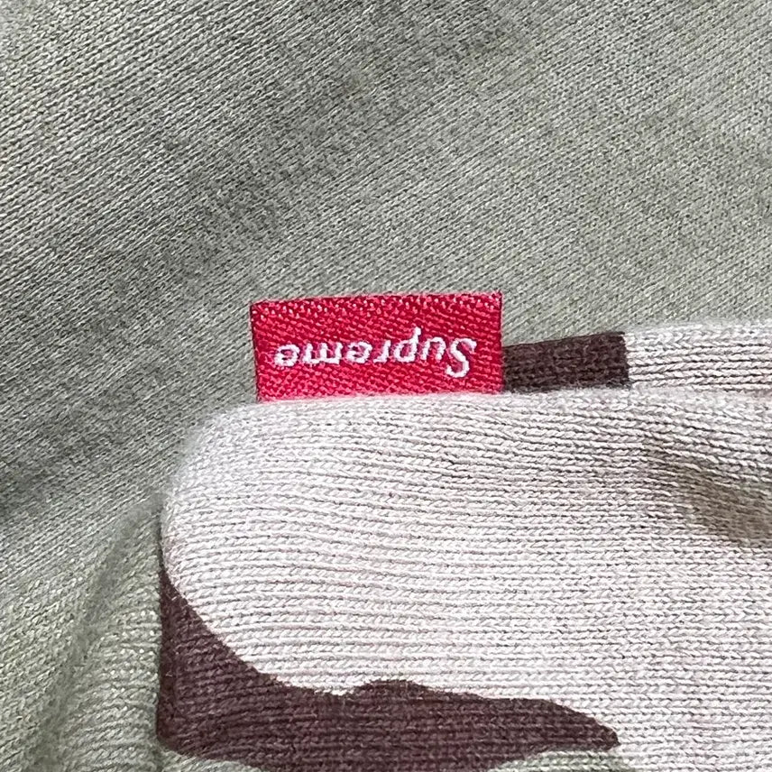 [BUNJANG] Supreme Arc Thermal Lined Zip-Up Hoodie Desert Camo - 24FW / 슈프림 아크 써멀 라인드 집업 후드 스웨트셔츠 데저트 카모 - 24FW