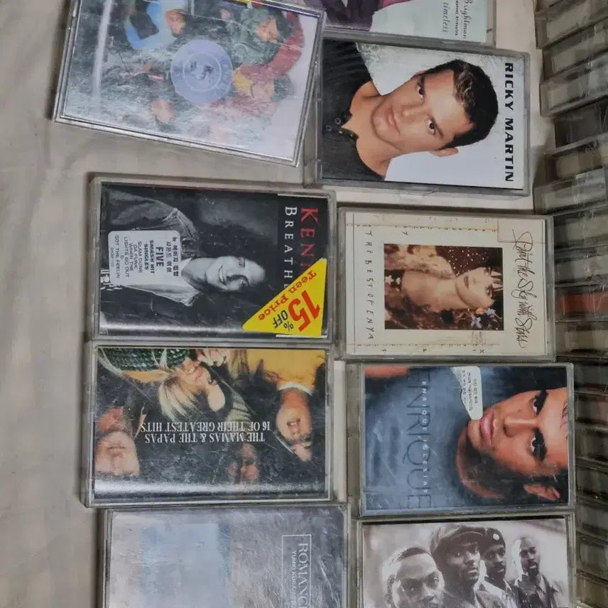 [BUNJANG] Classic Pop Cassette Tape Bundle / 고전 명곡 팝 케니지 유키구라모토 등  카세트 테이프 9개