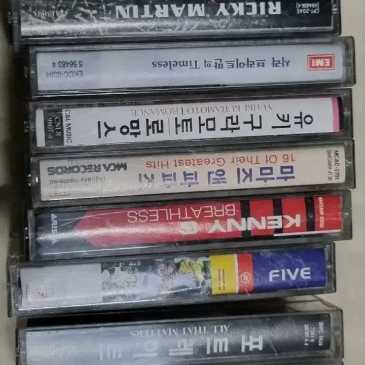 [BUNJANG] Classic Pop Cassette Tape Bundle / 고전 명곡 팝 케니지 유키구라모토 등  카세트 테이프 9개
