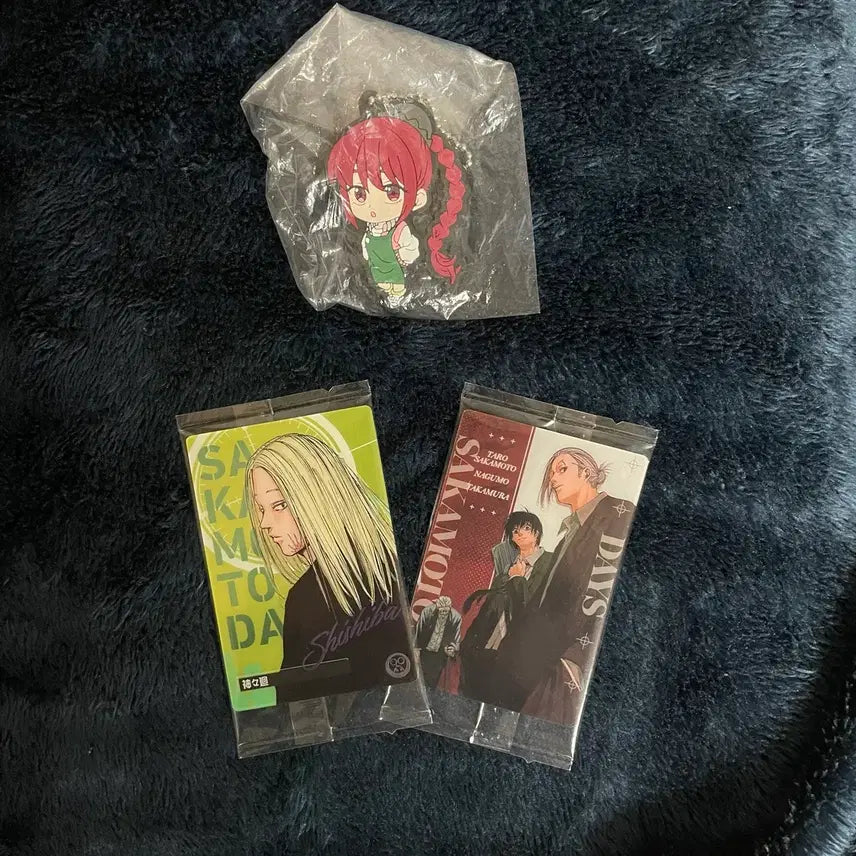 [BUNJANG] Sakamoto Days Shishiba, Order, Lu Bundle Set / [일괄]사카모토데이즈 원화 웨하스카드 시시바,오더 + 루 키링
