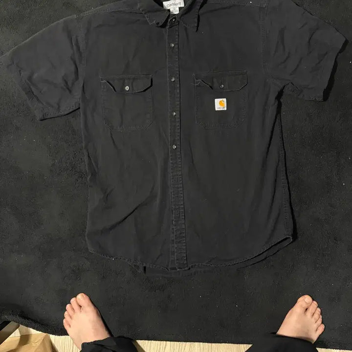 [BUNJANG] Carhartt Vintage Shirt Bundle / 칼하트 블랙 빈티지 셔츠