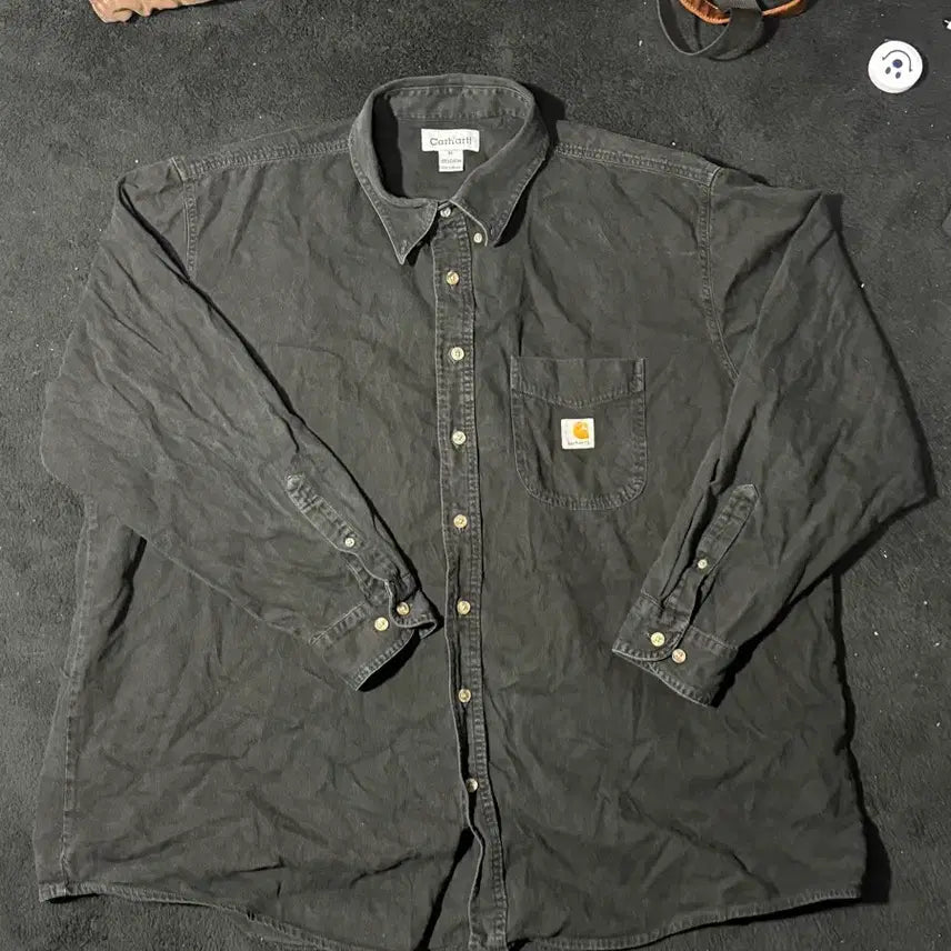 [BUNJANG] Carhartt Vintage Shirt Bundle / 칼하트 블랙 빈티지 셔츠