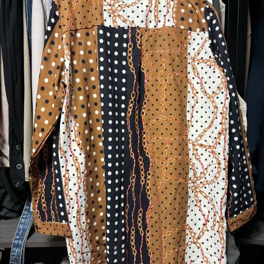 [BUNJANG] Dot Chain Pattern Blouse / 도트 체인 패턴 블라우스