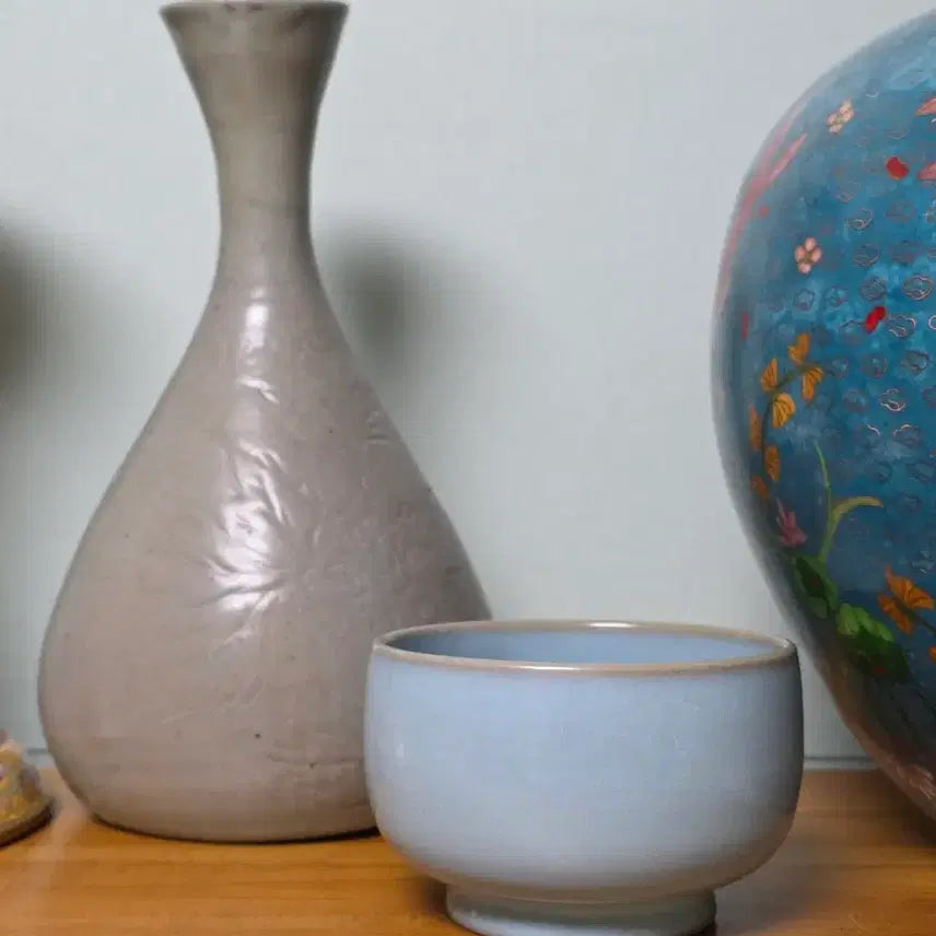 [BUNJANG] Song Dynasty Sky-Blue Glazed Bowl Washer / 송대 천청유 완형세완