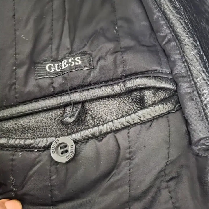 [BUNJANG] Guess 90s Vintage Leather Jacket XL / 게스90s 빈티지 가죽자켓 xl