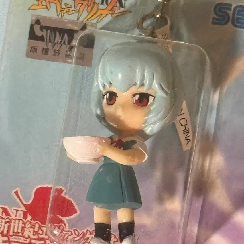 [BUNJANG] Evangelion Rei Ramen Keyring / 에반게리온 레이 고전 라멘 키링