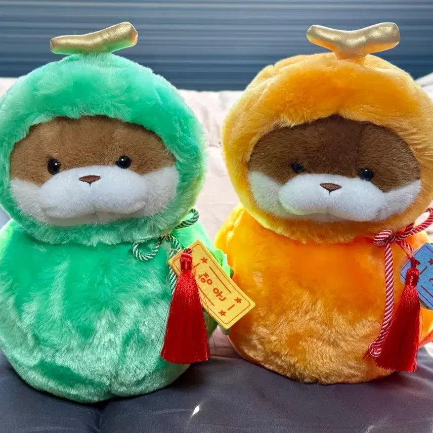 [BUNJANG] Uso Usono Medium Doll 2 Set / (새상품) 우소우소짱 금전/행운 중형인형 2종세트