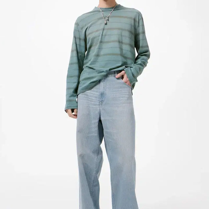 [SOLD OUT] (새상품)[48] 아워레가시 26ss 스트라이프 티셔츠