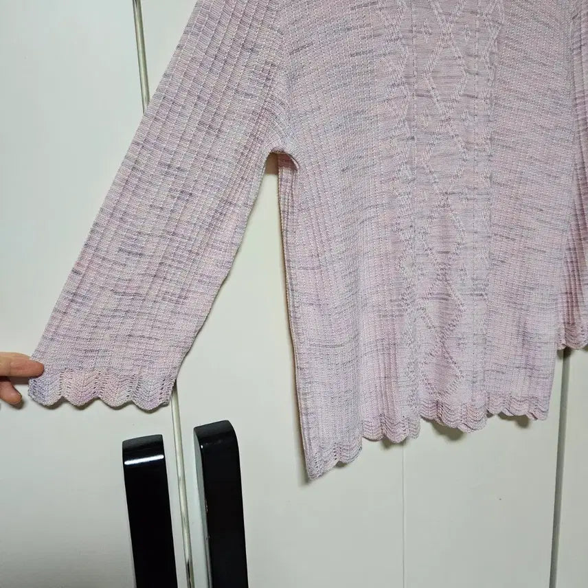 [BUNJANG] Unique Pastel Rainbow Knit Sweater / 유니크 파스텔 솜사탕 레인보우 니트