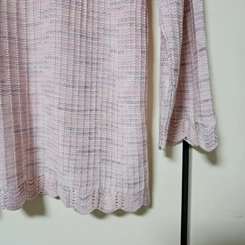 [BUNJANG] Unique Pastel Rainbow Knit Sweater / 유니크 파스텔 솜사탕 레인보우 니트
